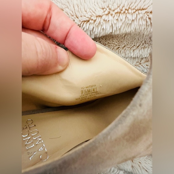 Vince Camuto Suede Taupe Pumps - Picture 8 of 10